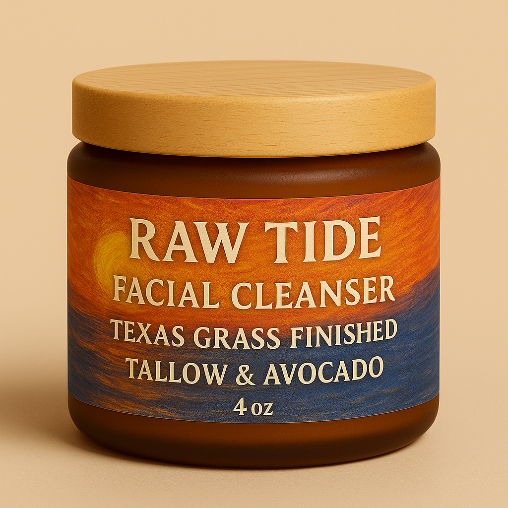Organic Daily Facial Cleanser - Tallow & Avocado (4oz)