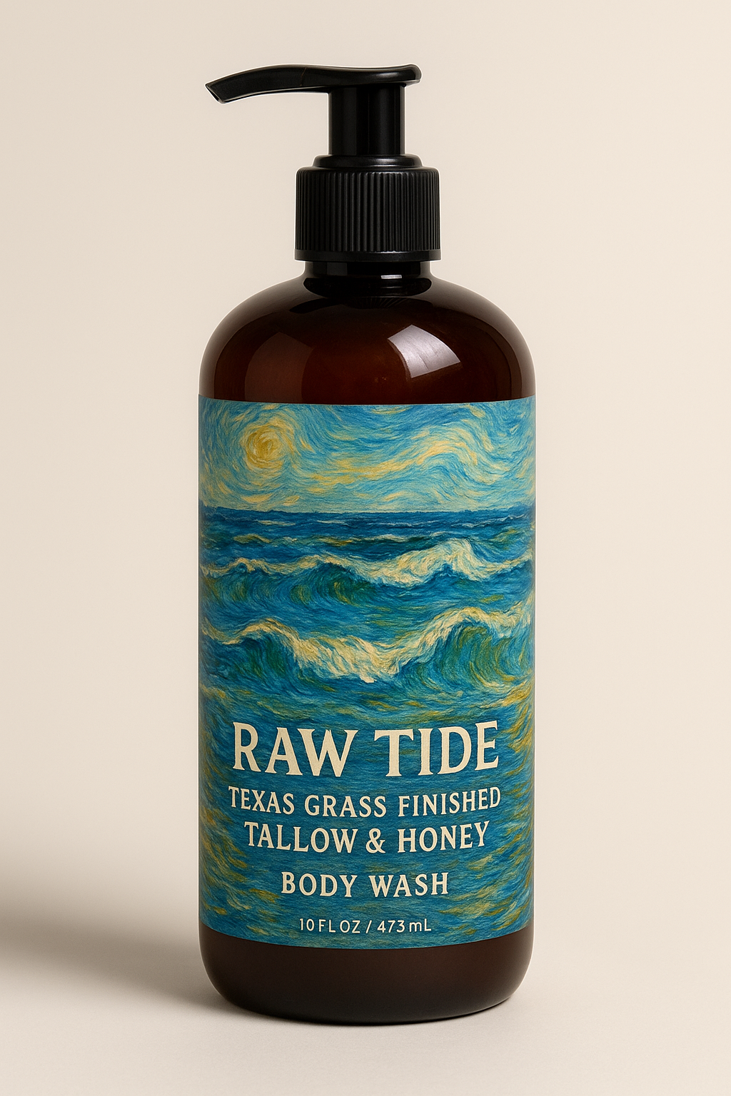 Organic Tallow & Honey Body Wash (16oz)