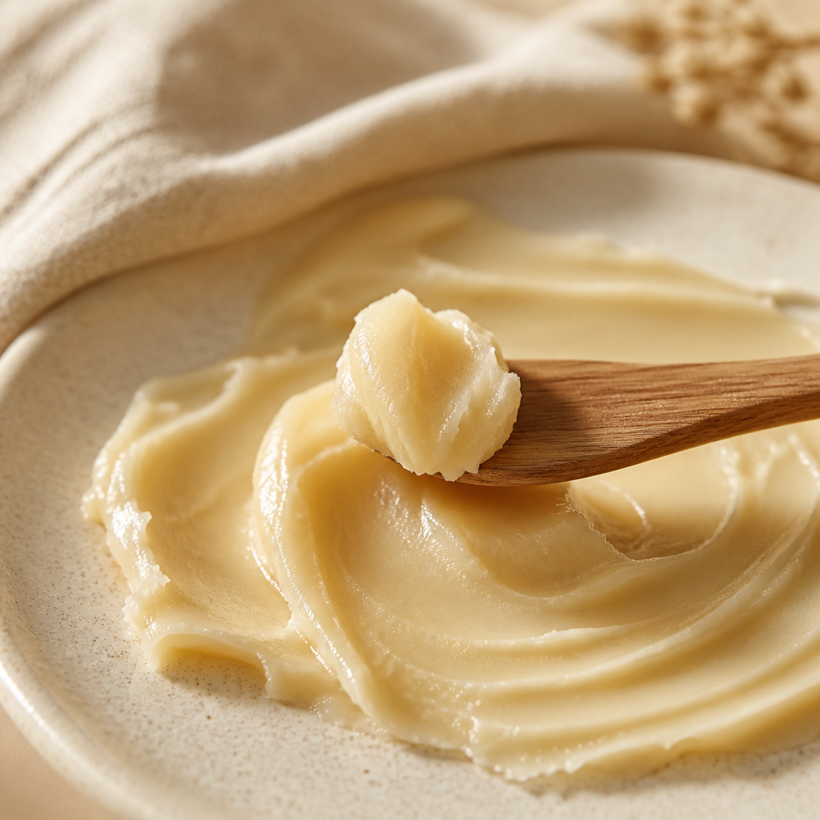 Creamy Raw Tide tallow balm texture macro